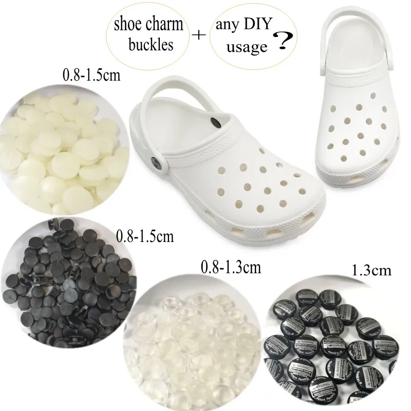 Accessory Pin Buckle Shoe Black Plastic Shoes Buckle Black Buckles