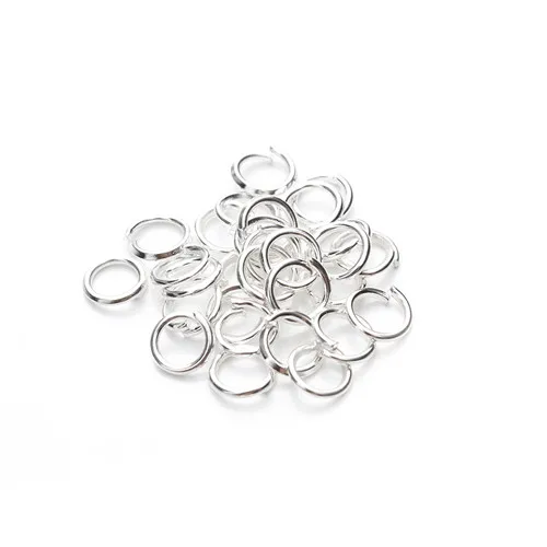 50pcs 50 шт./лот 5/6/7/8 мм дешевые бусины DIY ювелирных изделий Горячая Открыть Перейти кольца для ключей Разъем для DIY ювелирных изделий решений - Цвет: 50pcs