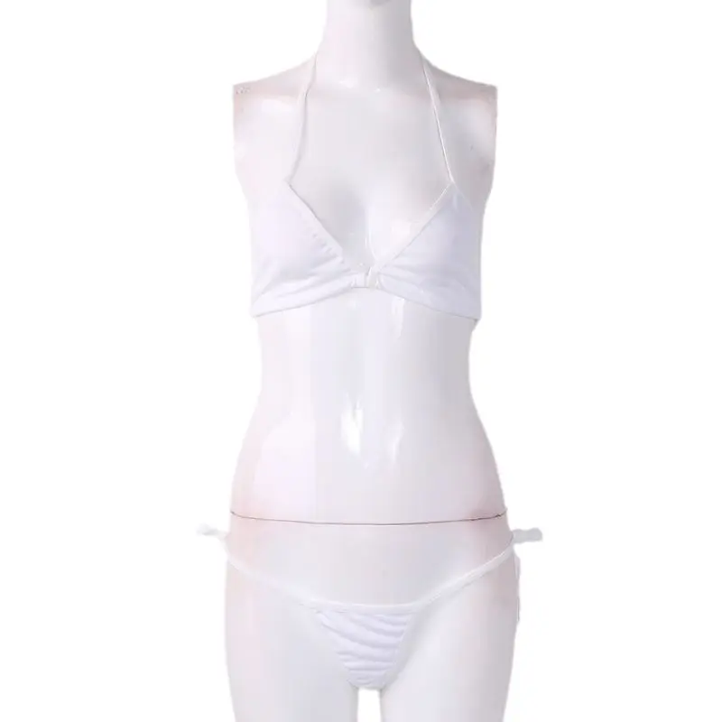1 Set Women's Sexy Micro Thong G string Lingerie Top Bra Bottom Bikini Beach Swimwear