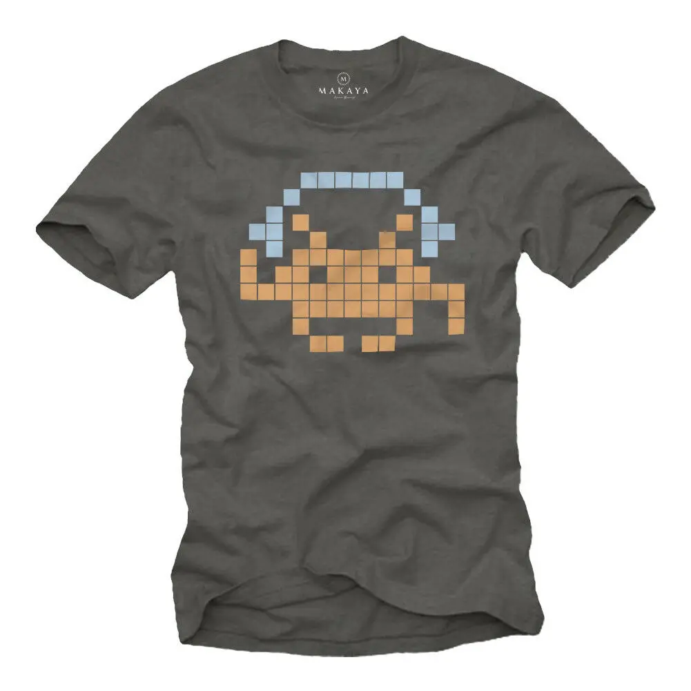 Sound Space Invaders Mens Nerd T-Shirt with headphones-Men DJ Music Shirt- show original title | Мужская одежда