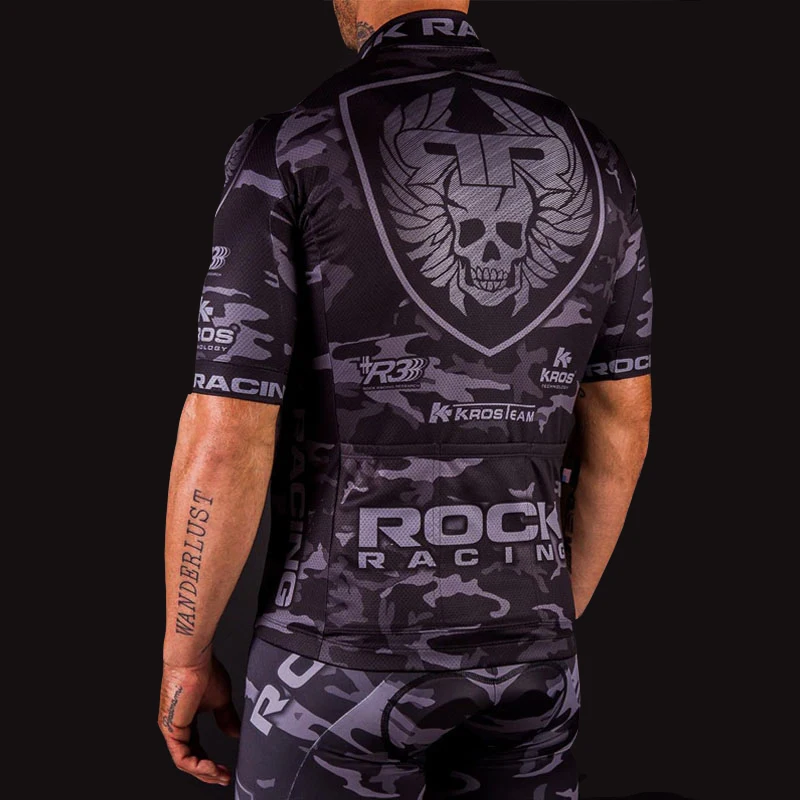 Камуфляж Pro Team Rock Racing Bike Jersey Bicicleta Ropa Maillot Ciclismo дышащий MTB велосипедная одежда: размер S-6XL