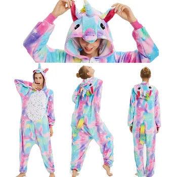 

2020 New Kugurumi Pajamas Unicorn Adult Couple Animal Pajamas Men Women Flannel Pyjamas Stitch Pikachu Onesies Winter Sleepwear