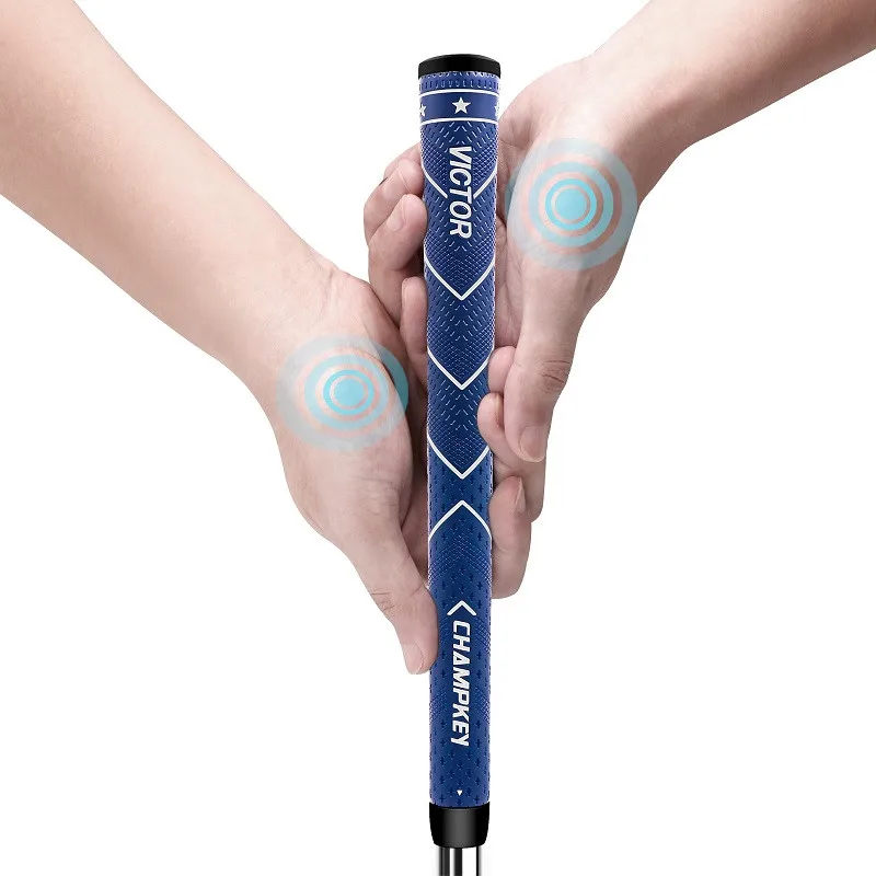 Champkey 9pcs/set Victor-PU Golf Grips Soft Tacky Polymer Golf Club Grips Ideal for Clubs