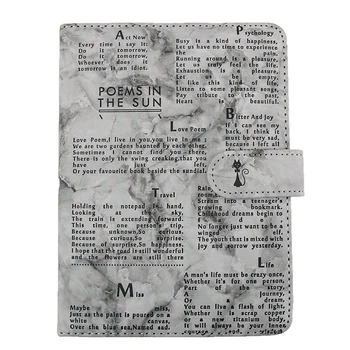 

Retro Stationery Leather Handbook Cartoon Color Illustration Cute Diary Notebook