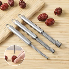 Нержавеющая сталь Haw Овощечистка Красная Дата вишня яблоко ядро экстрактор фруктов разделитель плоти YHJ120607