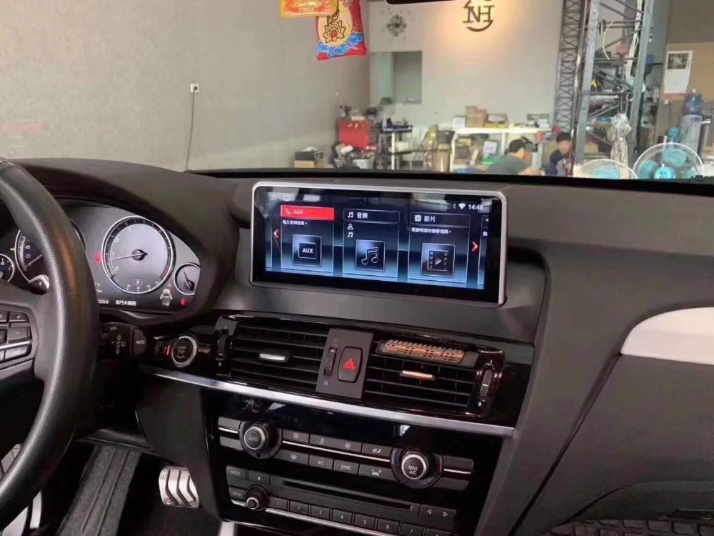 Clearance HFCYJIA 10.25" Android 8.1 Car Screen For BMW X3 F25 X4 F26 2011-2016 GPS Navi Stereo WIFI Google 2+32G RAM BT Phonelink IPS 2