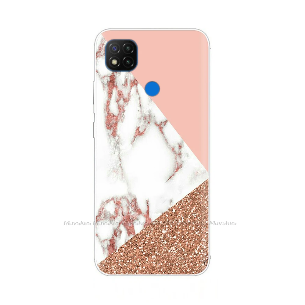 case for xiaomi For Xiaomi Redmi 9C NFC Case Soft TPU Silicon Phone Back Cover for Redmi 9C Case redmi9c 9 C Printed Etui Bumper Fundas Coque xiaomi leather case chain Cases For Xiaomi