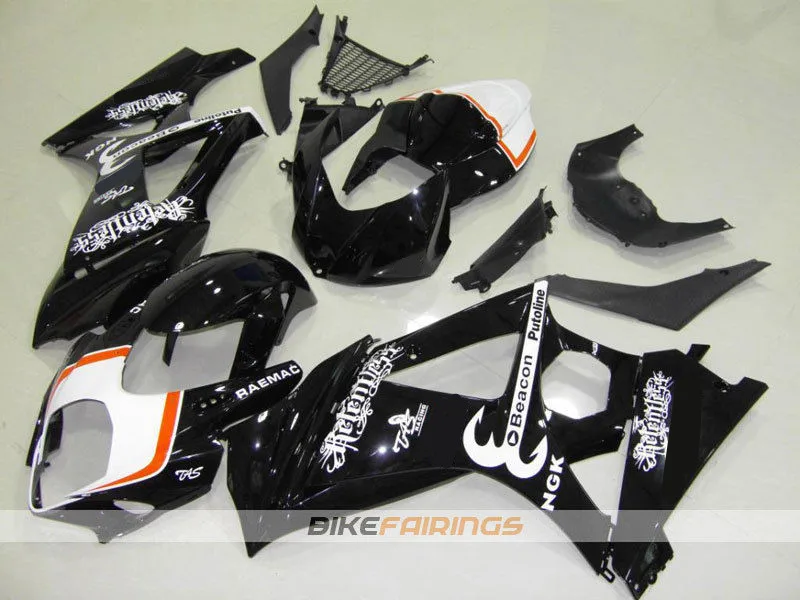 Топ новый мотоцикл обтекатели комплект подходит для Suzuki GSXR1000 K7 2007 2008 GSXR-1000 07 08 ABS