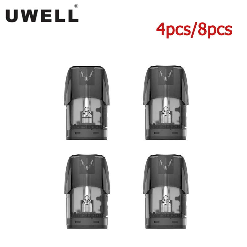 Оригинальный картридж Uwell MarsuPod PCC Pod бак 4 шт./8 шт. 1 3 мл 2 Ом катушка Pro Focs для