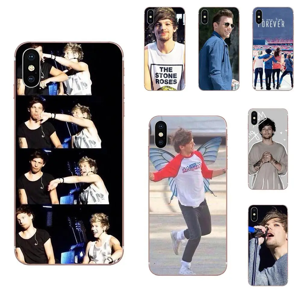Мягкая Печать для Galaxy J1 J2 J3 J330 J4 J5 J6 J7 J730 J8 2015 2016 2017 2018 mini Pro Louis William Томлинсон One Direction