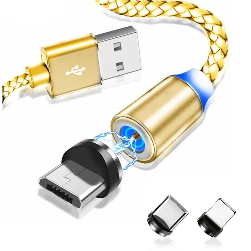 Magnetic Micro USB Type C Charge Cable For Samsung Galaxy S20 A70 A50 A11 A41 M31 M21 M11 A71 5G A20s S9 S8 S7 S6 Android Phone | Мобильные