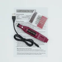 2021 new woman Nail Tool Bag Nail Polishing Pen Mini Pen-type Nail Polishing Machine Nail Polisher Feminine Hygiene Care