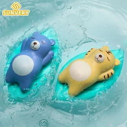Jouets de bain pour bébé, nouveau jouet de bain pour bébé, motif tigre, horloge, jouet de bain pour enfants 