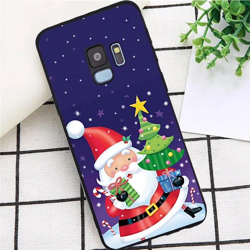 Светодиодный свет Рождества для samsung Galaxy S6 S7 край S8 S9 S10 Plus Note 8, 9, 10, A30 A40 A50 A60 A70 M10 M20 чехол для телефона чехол с мультипликационным принтом - Цвет: H2280