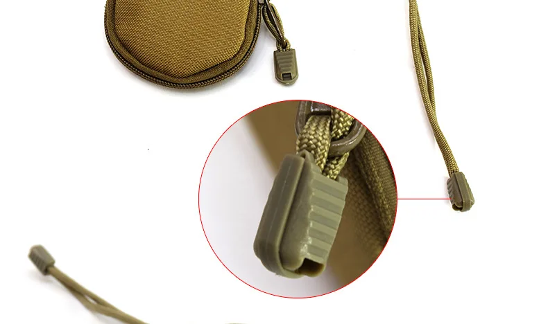 Военный армейский EDC Мини-кошелек для ключей, держатель для мужчин, кошельки для монет, чехол, маленький карман, брелок на молнии, чехол, для улицы, тактический Чехол