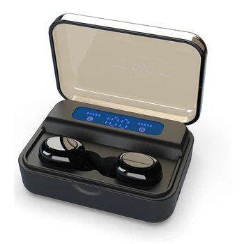 

S590 Wireless TWS Bluetooth 5.0 Earbuds LED Digital Display Earphone Hifi Stereo Bass Headset With Mic Charging Box 2600 MAh