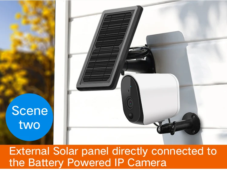 SmartYIBA 2MP wifi солнечная мощность ip-камера 1080P камера видеонаблюдения Водонепроницаемая с ночным видением смарт-батарея камера