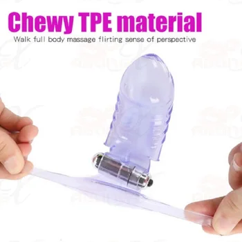 Sex Toys Silicone Finger Sleeve Vibrator G Spot Massager Vibrating Dildo Flirting Vagina Adult Women Hot Erotic Couples Sex Shop 4