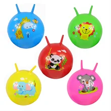 Большой размер 45 см для детей ПВХ надувной прыгающий мяч толстый детский сад Йога пластиковый мяч с игрушкой оптом