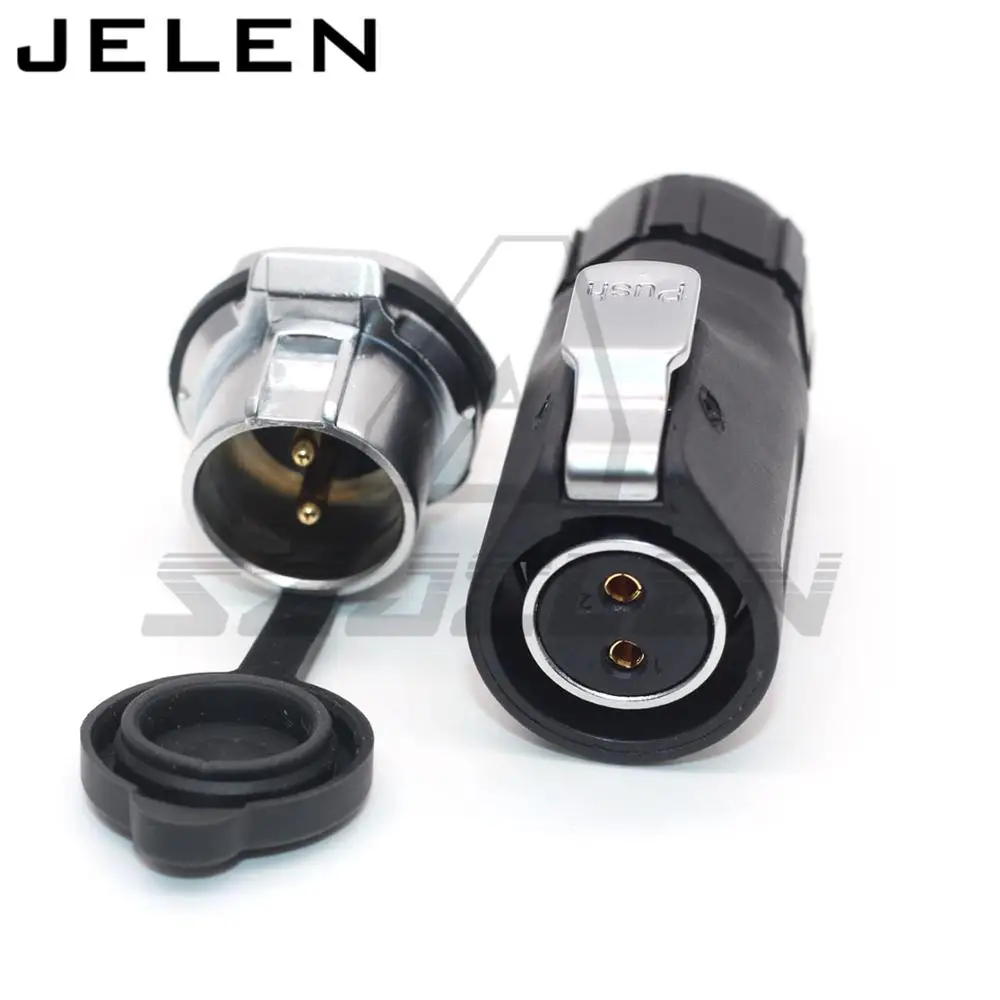 XHE20, Solar Energy DC Waterproof Connector 2 pin Power Cable Circular