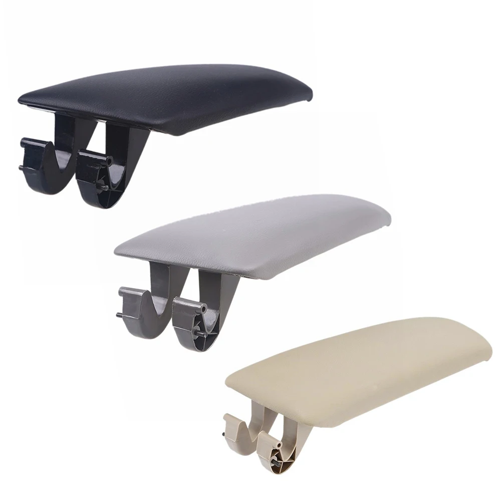 

For Audi A6 C5 1998-2005 Center Console Arm Rest Storage Box Lid Cover Center Console Armrest Cover Leather Grey Beige