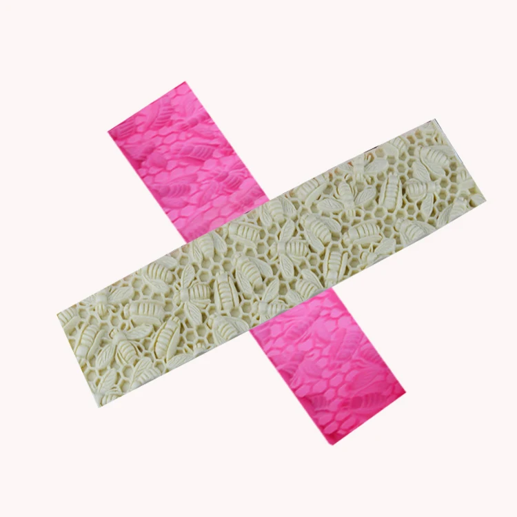 Bee design silicone toast mat soap mold molds fondant cake direction silica gel soap molds handmade soap mold aroma stone moulds