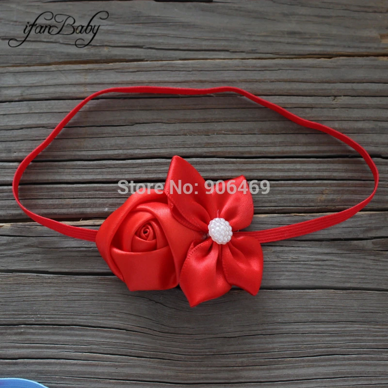 kids nylon headband girl flower headband accessories (22)