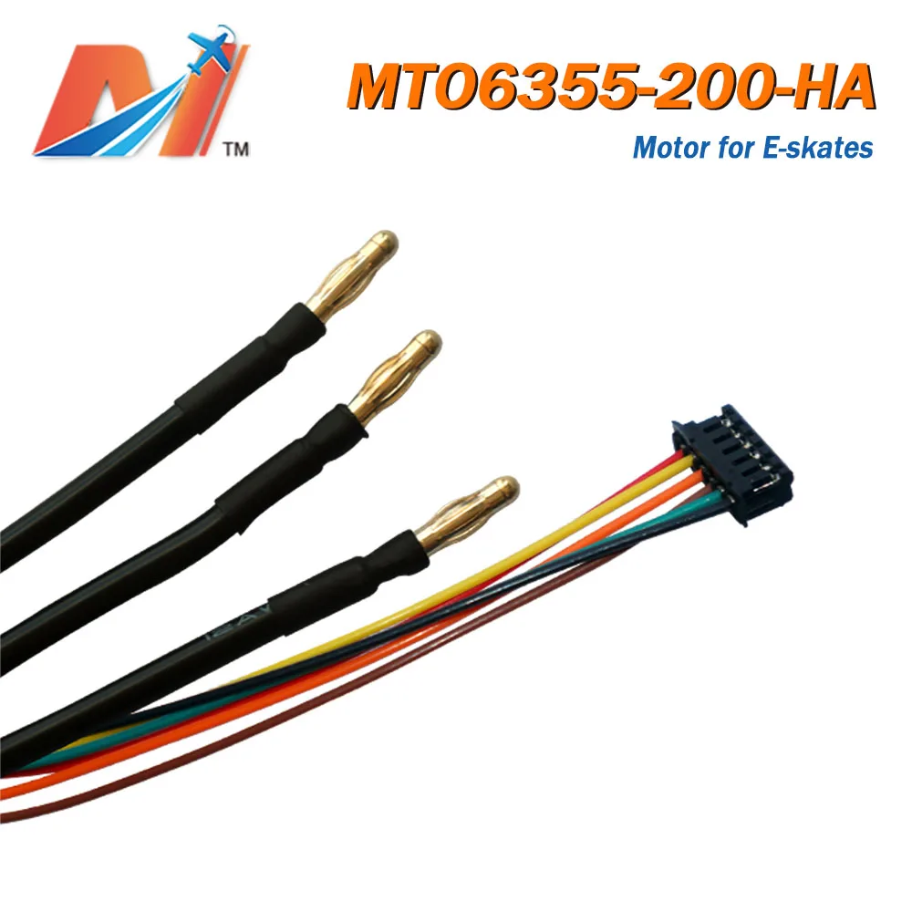 Maytech 6355 200KV горный велосипед Электродвигатель с датчиком Холла для Лонгборда