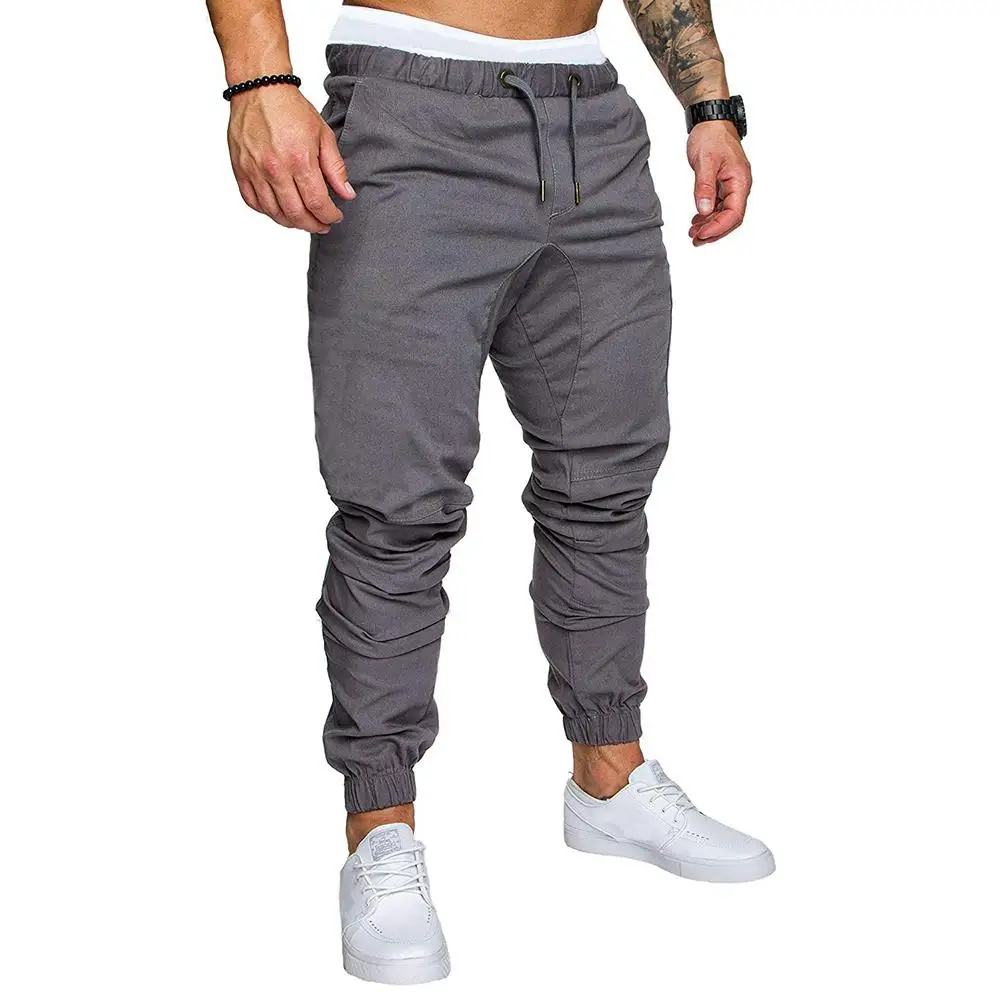 Мужские штаны для бега Sweats спортивные фитнес спортивные брюки прилегающего кроя однотонные повседневные узкие брюки, штаны
