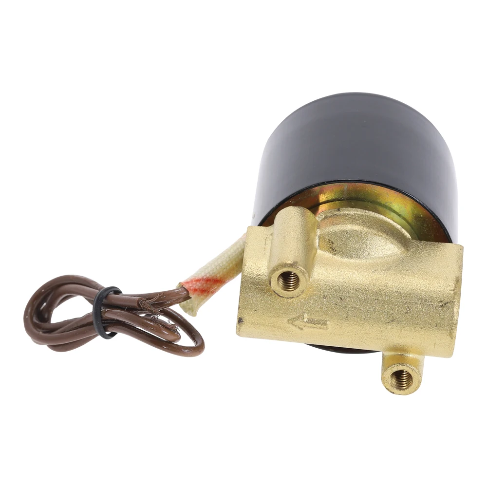 1/" латунный Электрический электромагнитный клапан DC12V DC24V AC220V 110V Нормально закрытый 2W-025-06 электромагнитный пневматический клапан для воды, масла, воздуха