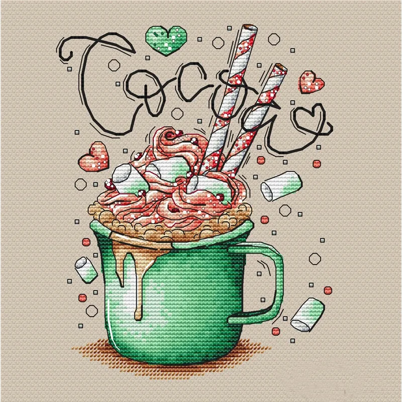 ZZ1013 Homefun Cross Stitch Kit Package Greeting Needlework Counted Cross-Stitching Kits Counted Cross stich Painting