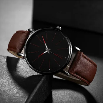 

Fashion Men Watch Date Alloy Case Business Leather Analog Quartz Sport Watch Male Clock Top Brand Luxury Relogio Masculino