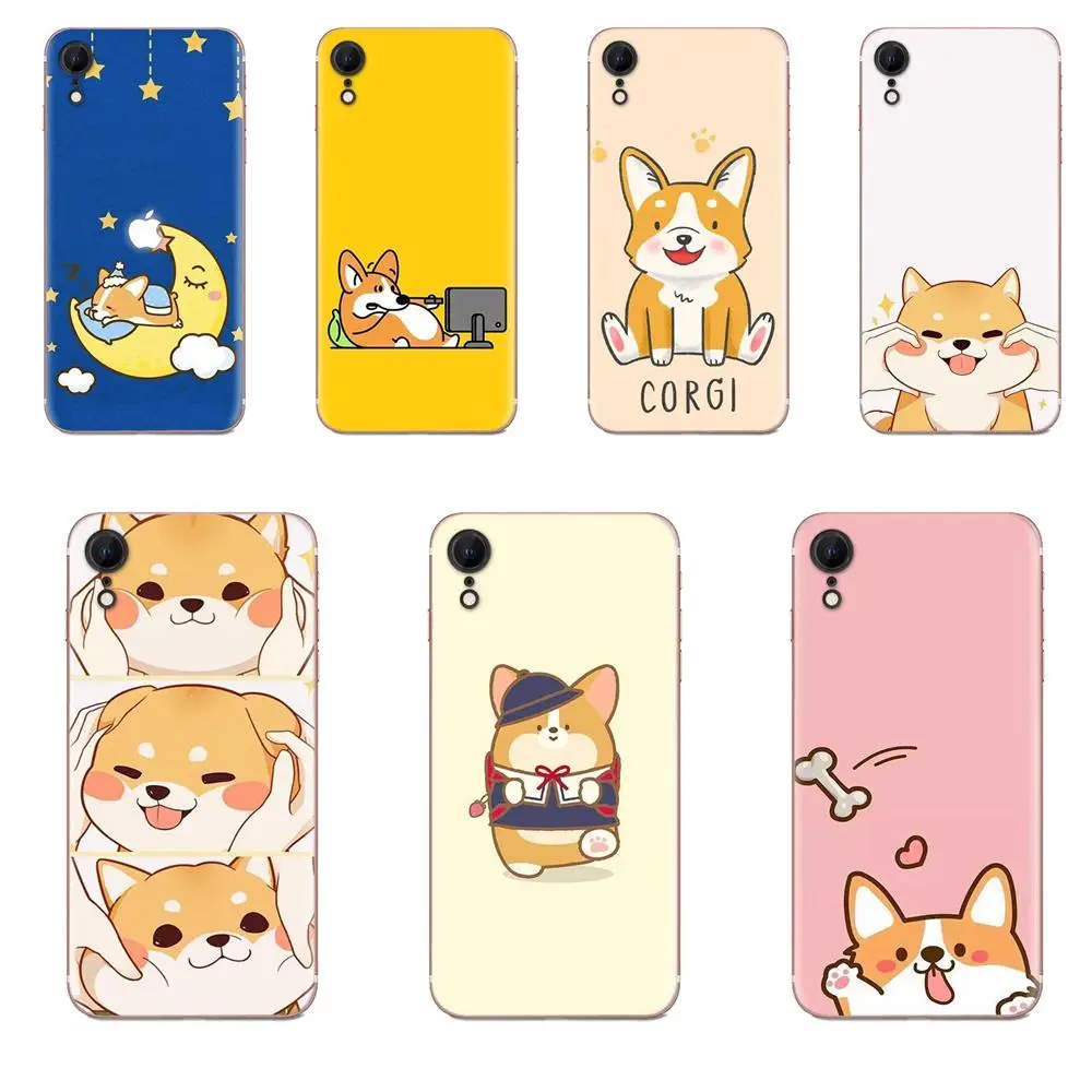 For Galaxy Note 10 A10E A10S A20S A30S A40S A50S A6S A70S A730 A8S M10S M30S Lite Plus TPU Phone Case Cover Cat Corgi Dog | Мобильные