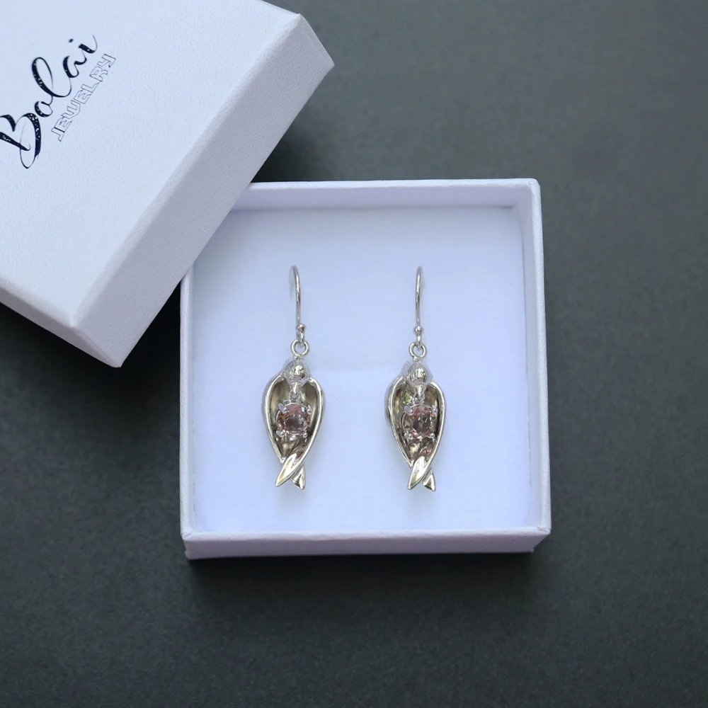 Bolaijewelry, изменение цвета, зултанит, серебро 925 пробы, "Сорока", серьги, изготовленные драгоценным камнем, хорошее ювелирное изделие, хороший рождественский подарок