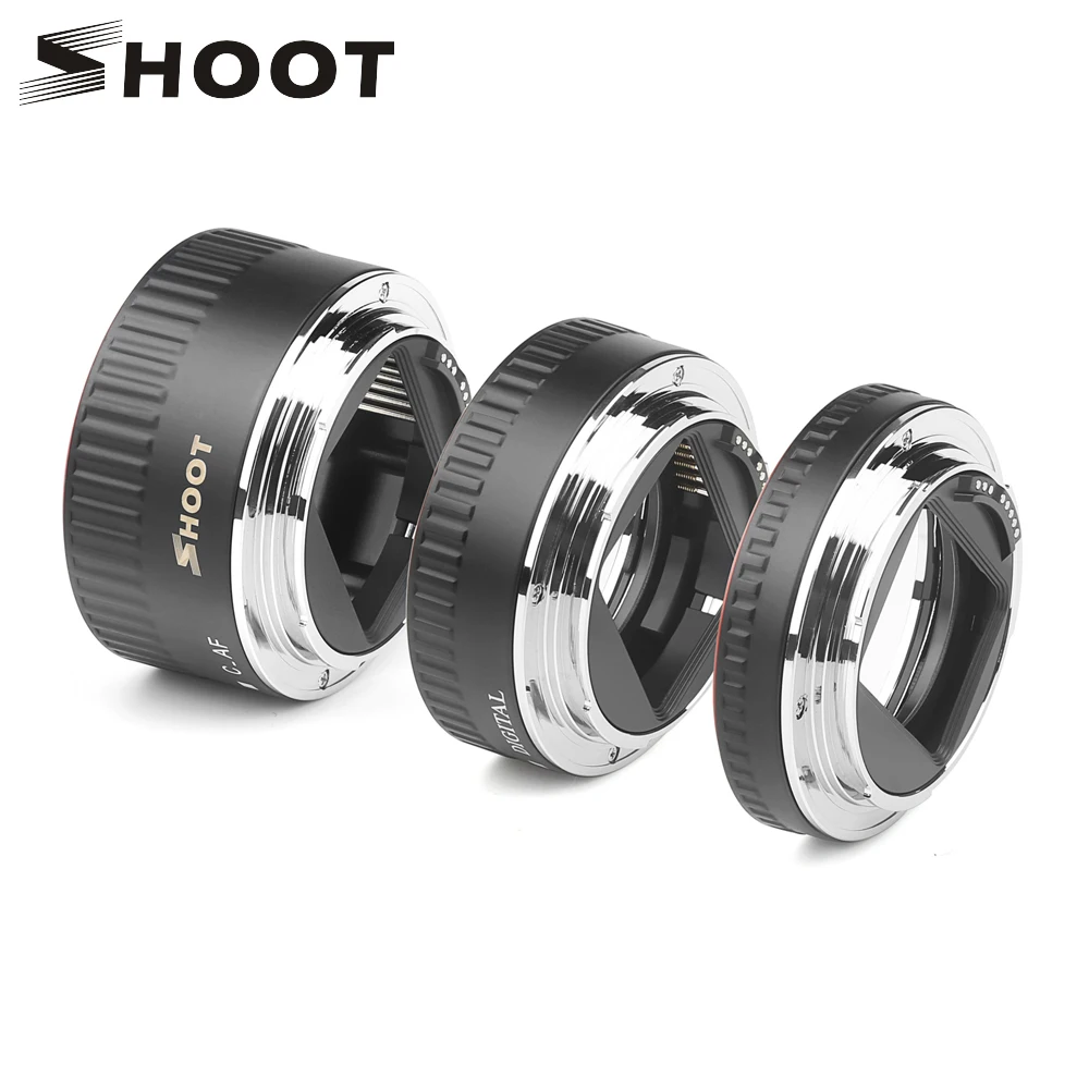 Удлинительное Кольцо для камеры Canon красное металлическое кольцо TTL с