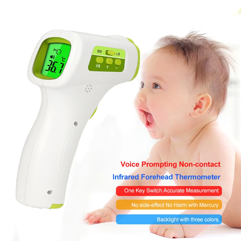 

Infrared Thermometer Digital Body Temperature Fever Measurement Forehead Non-Contact Infrared LCD IR termometro Adult Baby Care