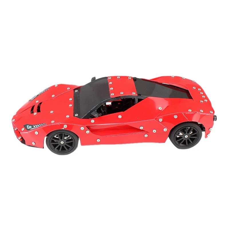 1:16 RC автомобиль из нержавеющей стали 4CH пульт дистанционного управления DIY сборка RC внедорожные Автомобили Подарочные игрушки для детей 597 шт