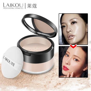 

LAIKOU Matte loose powder Face Powder Ultra-Light Finishing Translucent Loose makeup Concealer make up Maquiagem Mineral