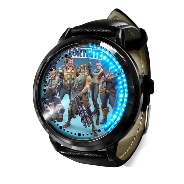 Fortnites Watches Midas Raven LED Touch Screen Watch Fashion Waterproof Quartz Wrist-watchbattle Royale Boy Men Birthday Gift 4