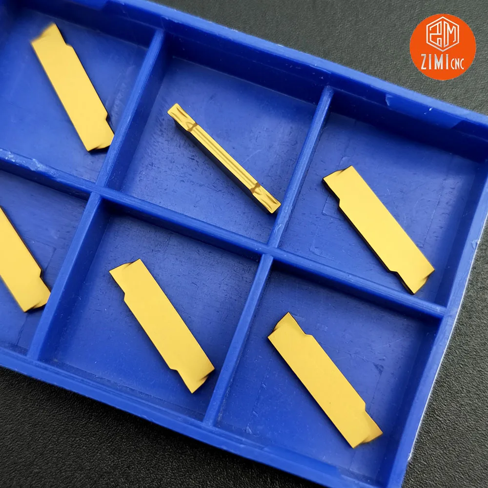 10pcs MGMN150-G carbide insert 1.5mm double head slotted insert original insert indexable slotted tool CNC lathe cutting tool