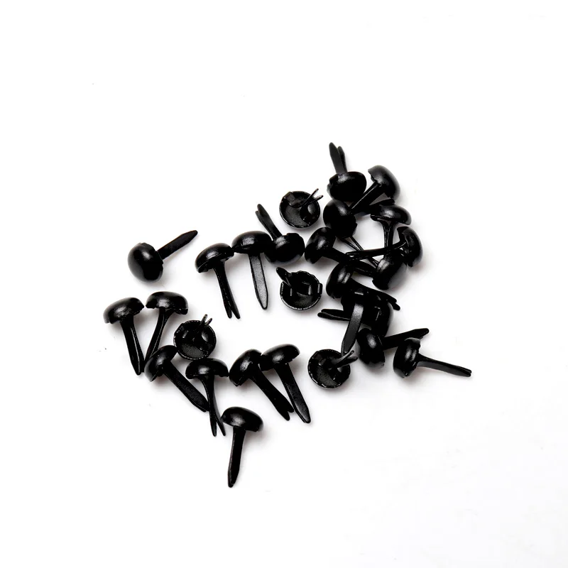 Description Picture 6 of itemMixed Pastel Round Brads Scrapbooking Embellishment Fastener Brads Metal Crafts For Diy shoes Decoration Spikes 5X10mm 100PCs