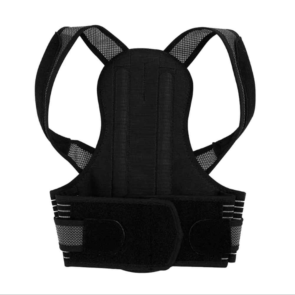 Унисекс фиксатор для спины ключицы для взрослых Корректор осанки Регулируемый корсет Ортез на плечо прямой ремень для дома поясничная поддержка