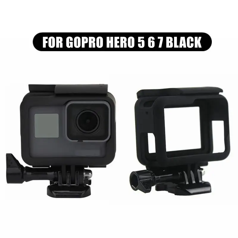 Черный пластиковый защитный чехол для Go Pro 8+ Ручная селфи-палка, расширяемый штатив-монопод для GoPro Hero 8 7 6 5 Black