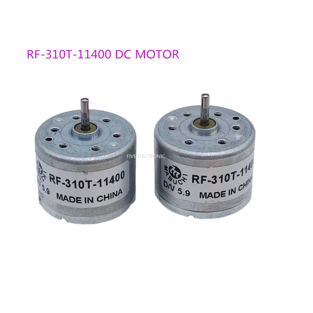 Бесплатная доставка! RF 310T 11400 микро двигатель постоянного тока 5 9 В +/ об/мин для