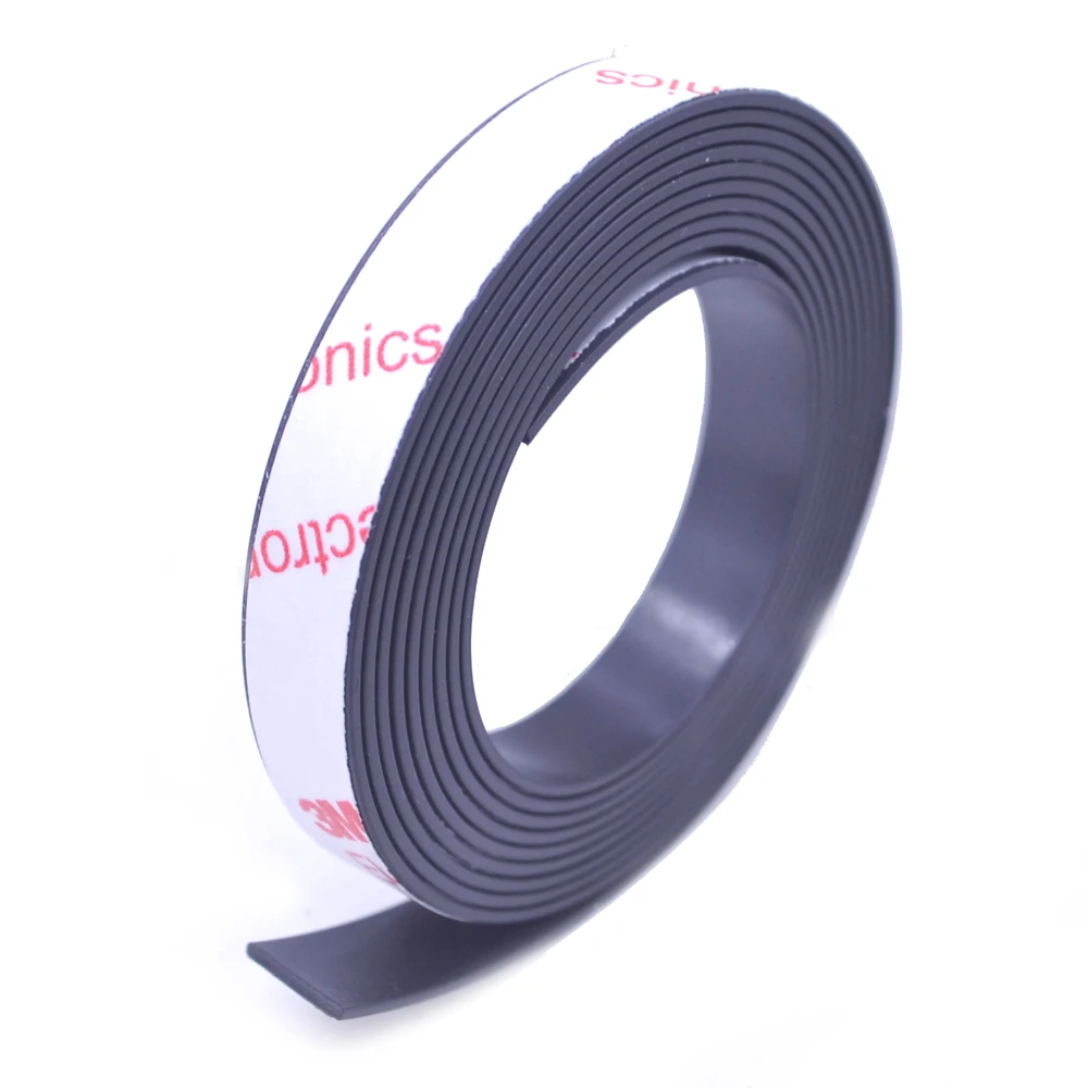 Strong Magnetic Flexible Magnet Strip Rubber Craft Magnet Strip Width 10mm-  50mm
