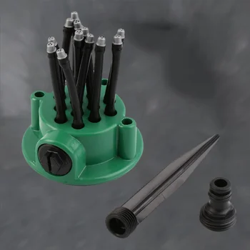 

1 Set of Lawn Sprinkler Automatic DIY Portative Plastic 360 Degree Watering Nozzle for Gardeb Watering Lawn