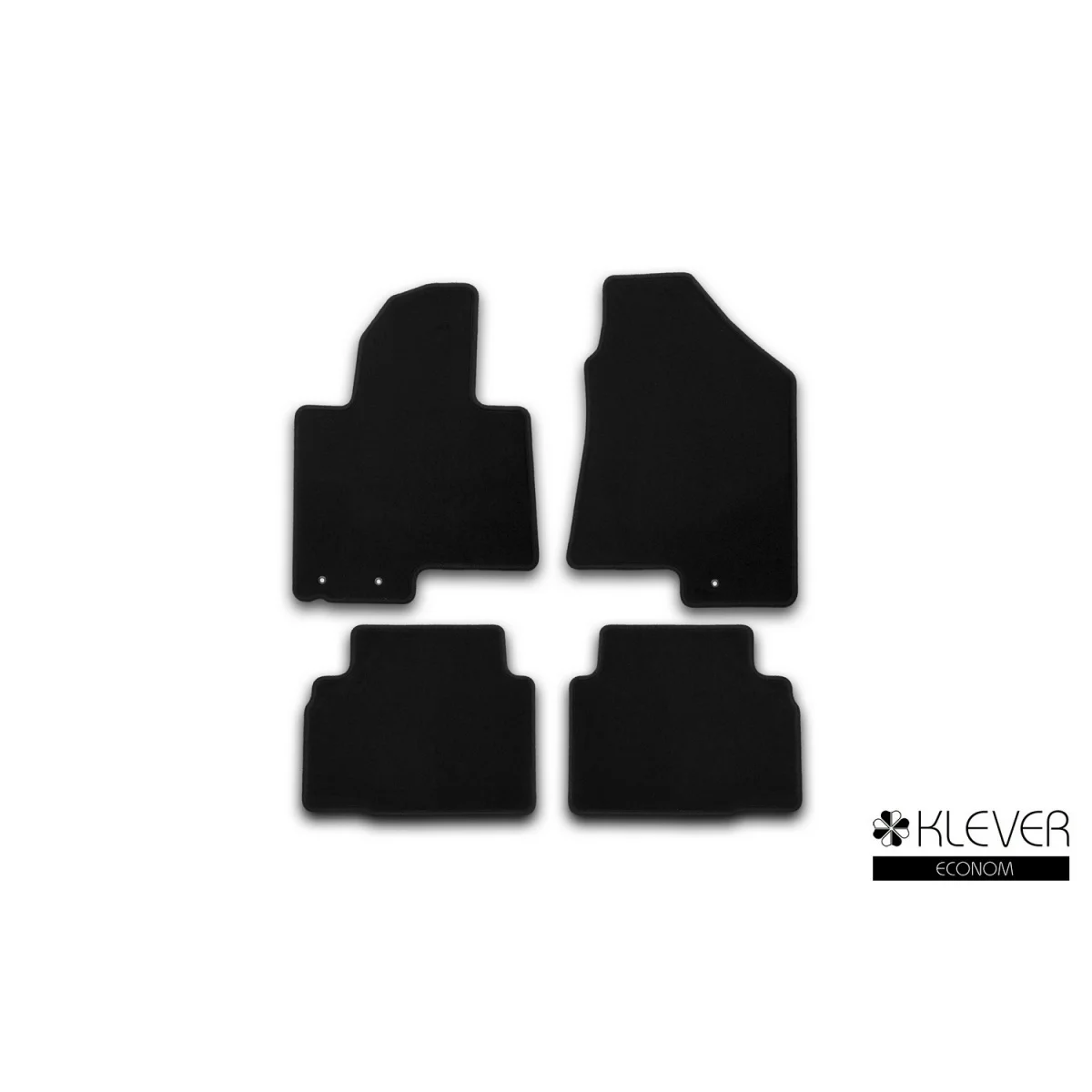 Коврики в салон klever econom hyundai ix35 2010-> кросс., 4 шт.(те