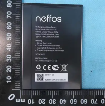 

New 2200mAh Replacement Battery for TP-LINK NEFFOS c7 lite tp7041A/C Rechargeable Li-polymer Bateries Bateria
