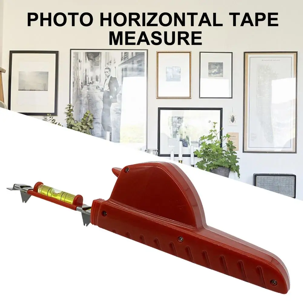 AllInOne Picture Hanging Tool HangOMatic Frame Hanger Ruler Spirit