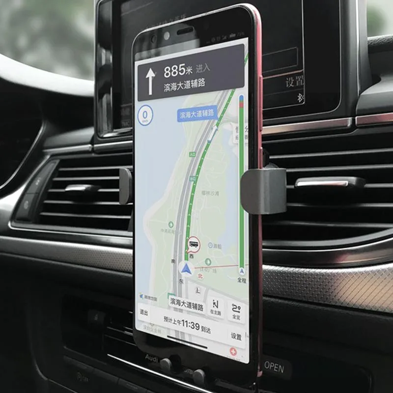 Автомобильный держатель для телефона Xiaomi Coowoo, Автомобильный кронштейн с датчиком силы тяжести, универсальная подставка для смартфона 4,7-6,0 дюймов